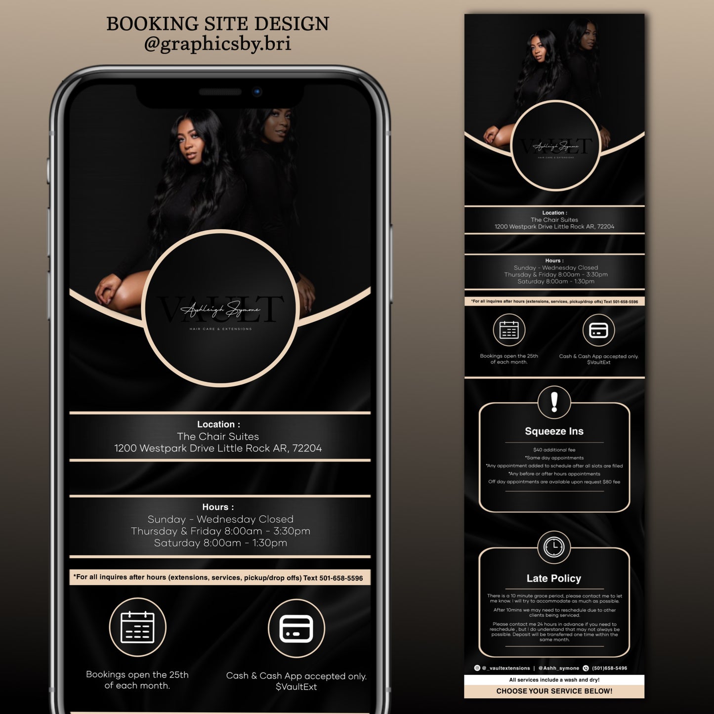 BOOKING SITE DESIGN