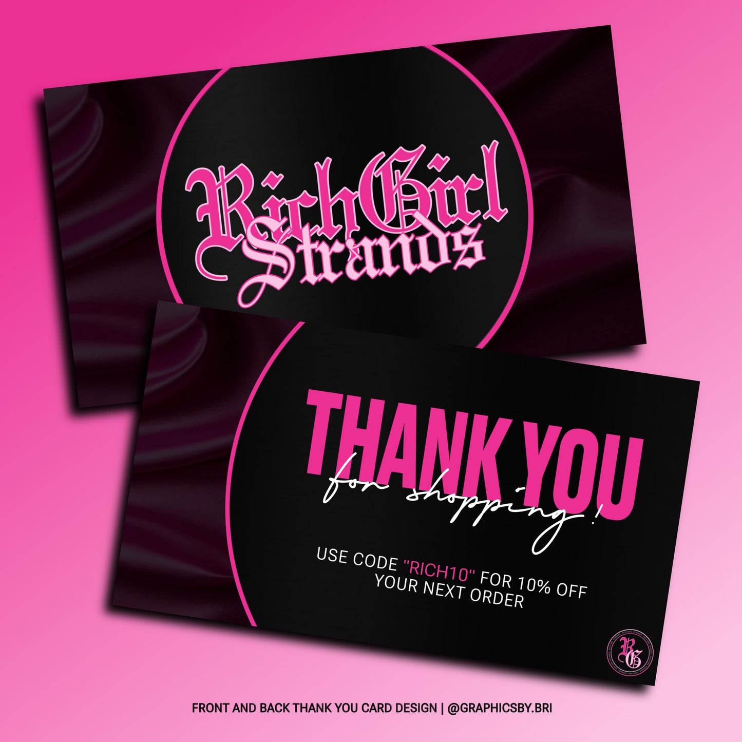 BUSINESS CARD / THANK YOU CARD DESIGN