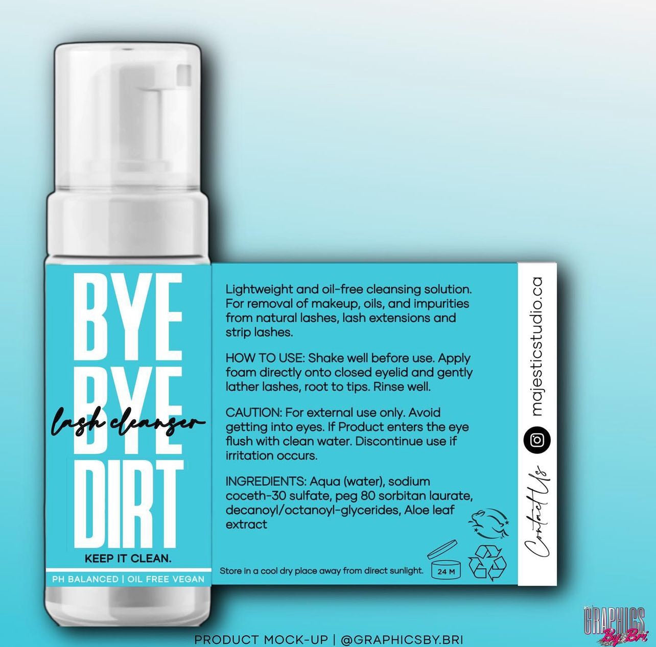 PRODUCT LABEL + MOCKUP