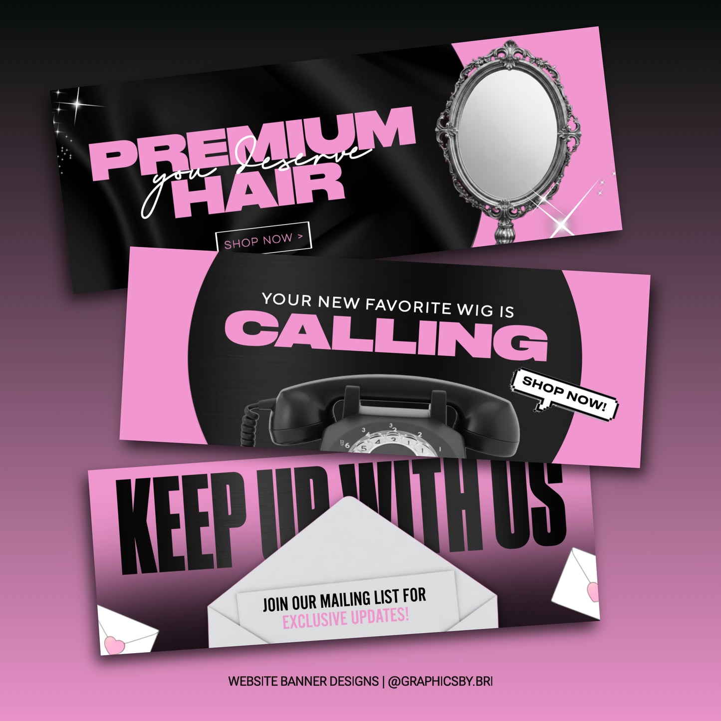 WEBSITE BANNER DESIGN