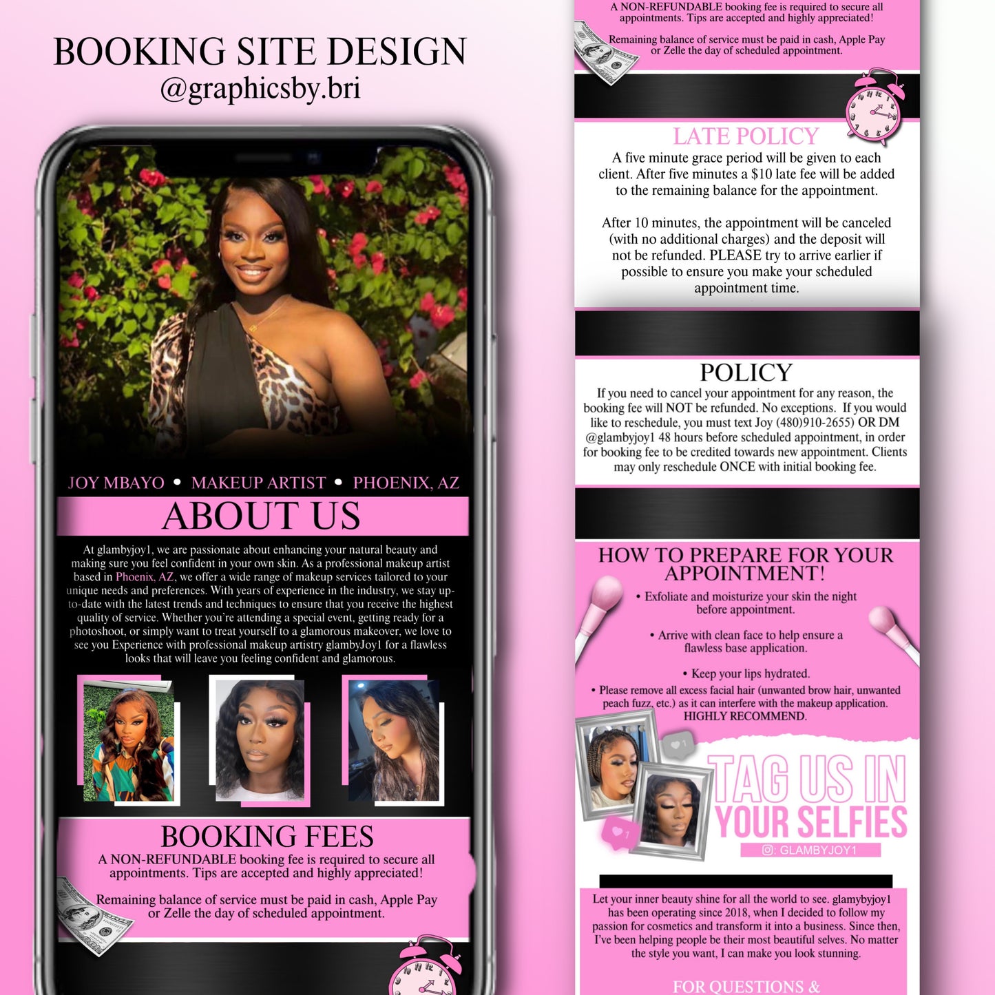 BOOKING SITE DESIGN