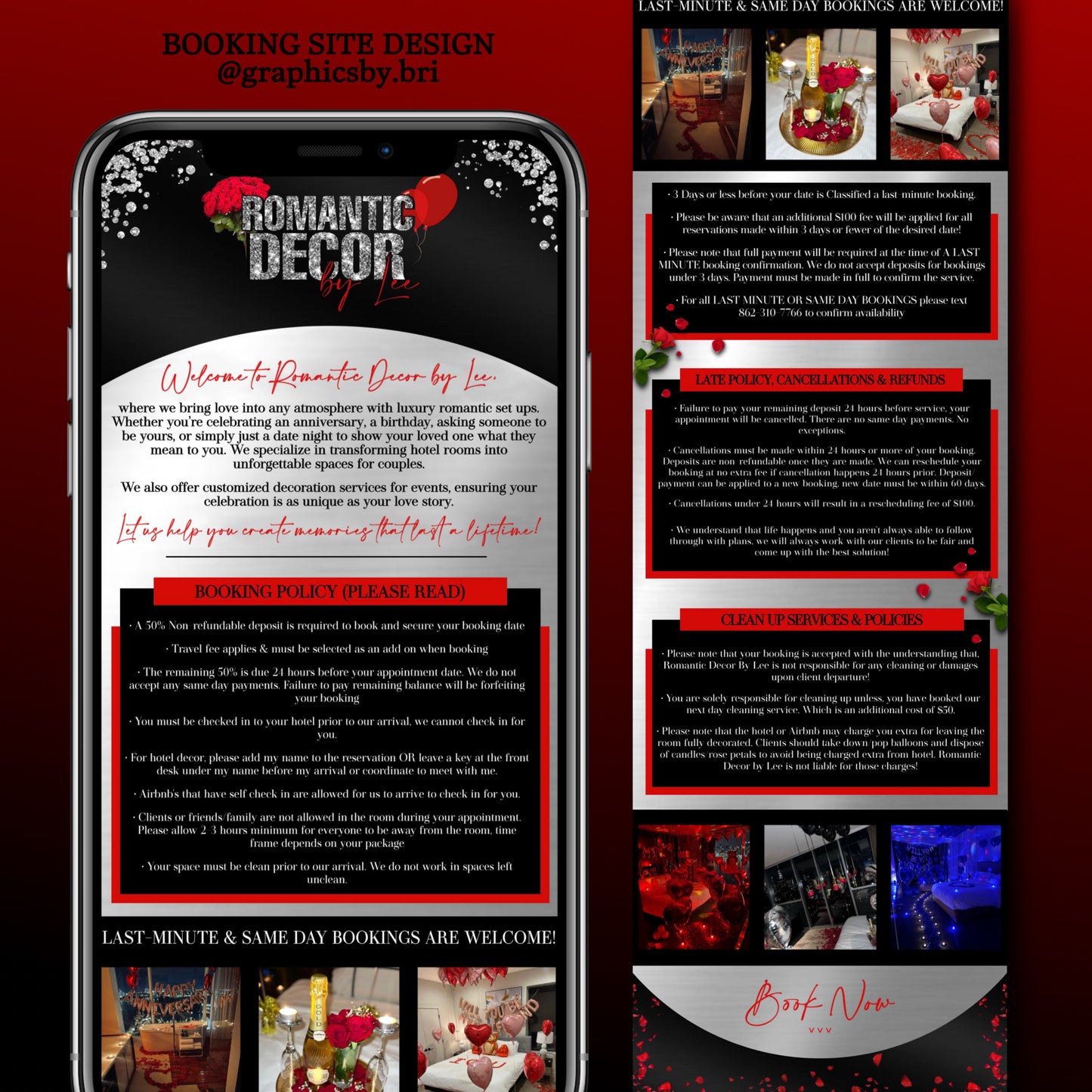 BOOKING SITE DESIGN