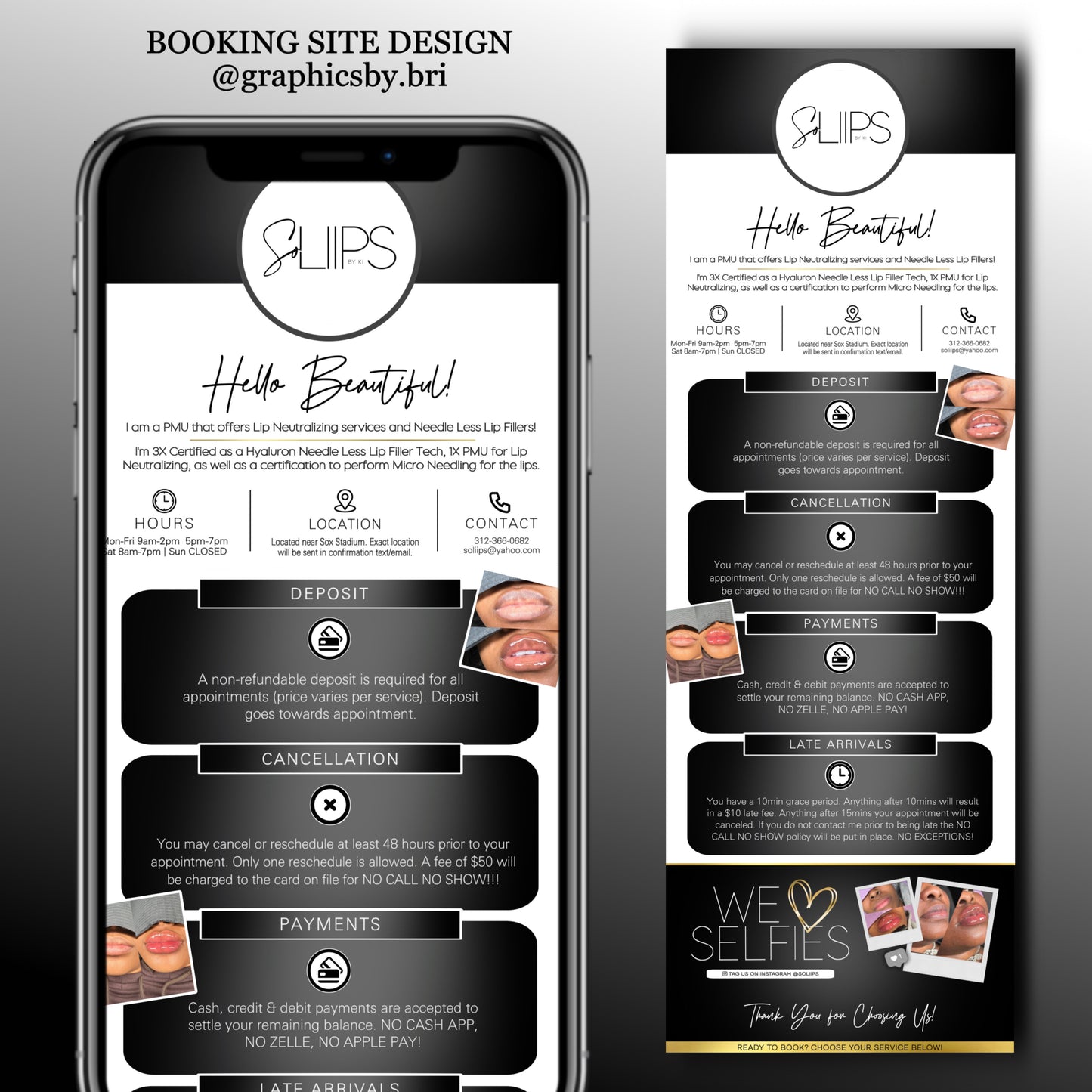 BOOKING SITE DESIGN