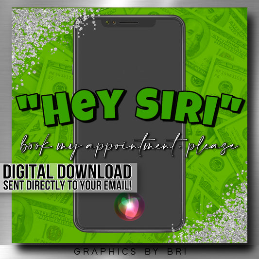 Hey Siri Flyer (green)