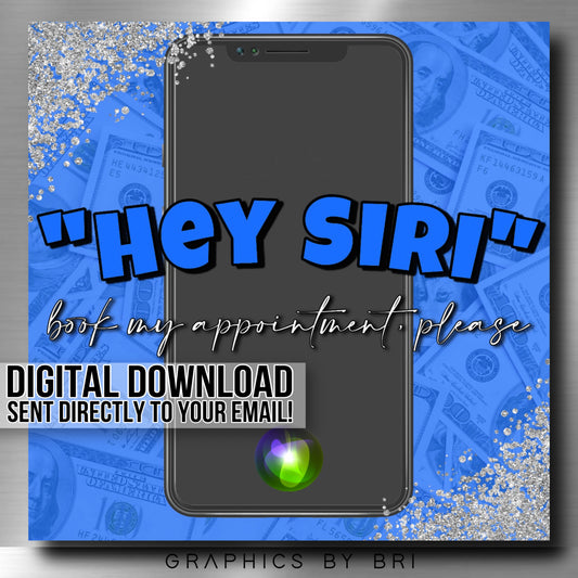 Hey Siri Flyer (blue)