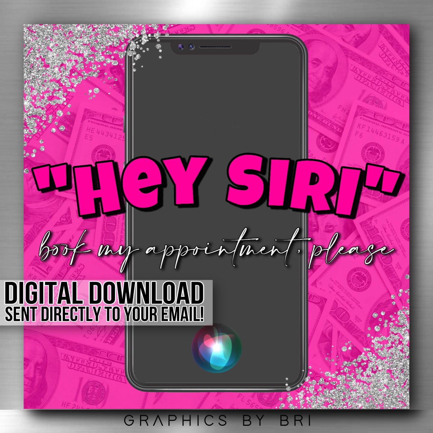 Hey Siri Flyer (pink)