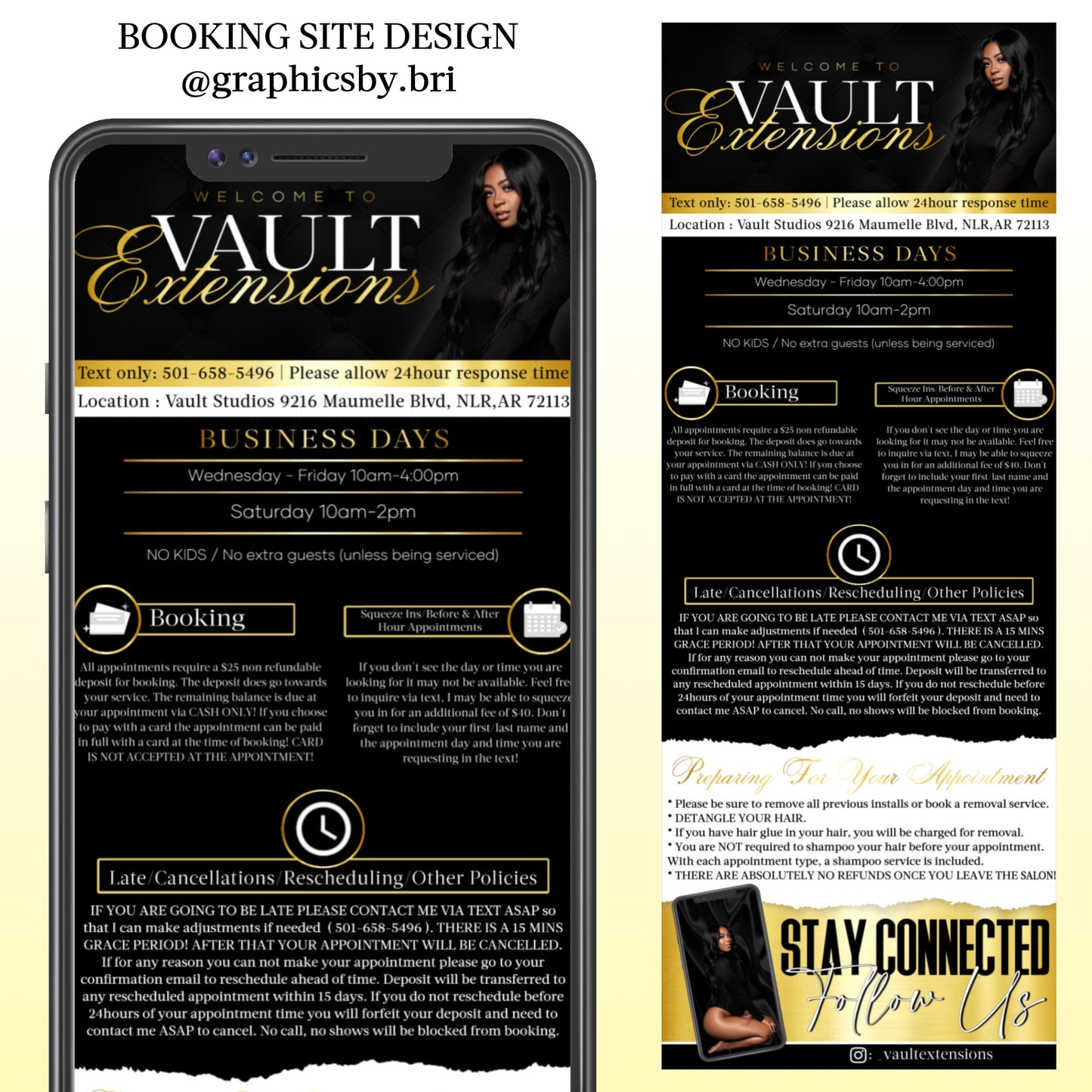 BOOKING SITE DESIGN