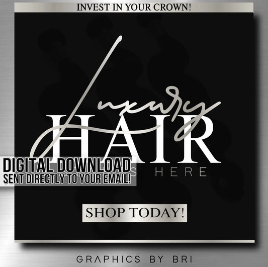 Luxury Hair Flyer (silver)